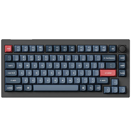 Клавиатура Keychron V1 Max D3 RU (Gateron Jupiter Brown) механическая черная