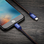 Кабель USB - Lightning для зарядки iPhone 1,5 м 2.4А MFi джинсовый Ugreen US247 синий