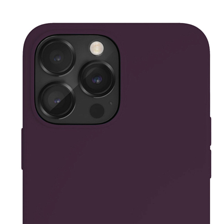 Чехол для iPhone 14 Pro силиконовый VLP Silicone Case MagSafe темно-фиолетовый