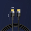 Кабель HDMI - HDMI (папа - папа) длина 2 м версия 2.0 4K 60Hz Baseus Cafule черный