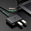 USB 3.0 HUB (разветвитель) на 4 порта Ugreen CR113 с питанием MicroUSB черный