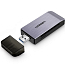 Картридер USB 3.0 для SD, MicroSD, CF и MS Ugreen CM180-50541 серо-черный