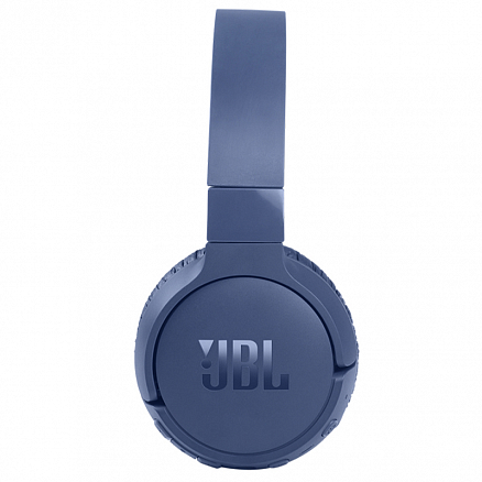 Наушники беспроводные Bluetooth JBL T660BTNC накладные с микрофоном и шумоподавлением складные синие