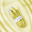 Кабель USB - Lightning для зарядки iPhone 1,2 м 2.4А Baseus Colourful желтый