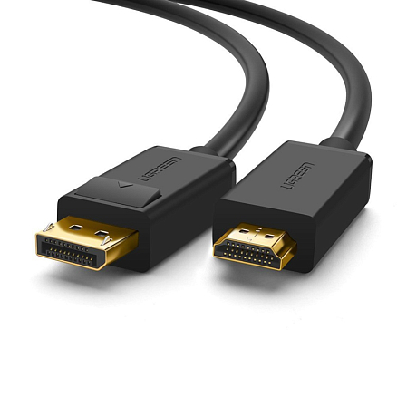 Кабель DisplayPort - HDMI (папа - папа) длина 2 м 4Kx2K Ugreen DP101 черный