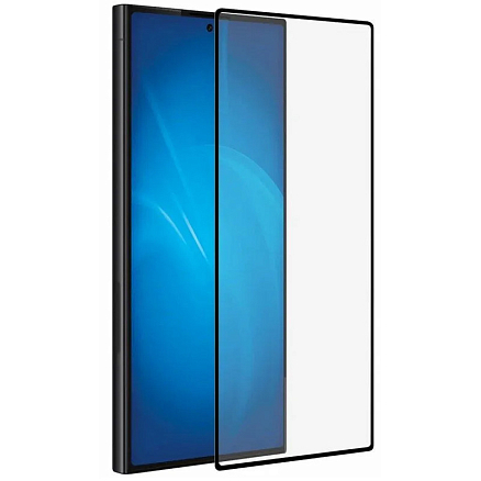 Защитное стекло для Samsung Galaxy S24 Ultra на весь экран противоударное VLP C-Glass 2.5D черное