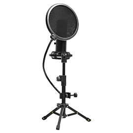 Микрофон для стрима с поп-фильтром Lorgar Voicer 721 черный