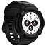 Чехол с ремешком для Samsung Galaxy Watch 4 Classic 42 мм гелевый Spigen Rugged Armor Pro темно-серый