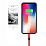 Кабель USB - Lightning для зарядки iPhone 1,8 м 2A плетеный Baseus Yiven красный
