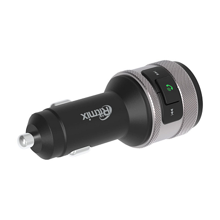 FM модулятор (трансмиттер) автомобильный с громкой связью и USB для зарядки Ritmix FMT-A707