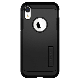 Чехол для iPhone XR гибридный для экстремальной защиты Spigen SGP Tough Armor черный