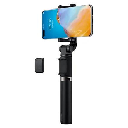 Монопод (палка для селфи) Bluetooth с кнопкой и треногой Huawei CF15 Pro черный