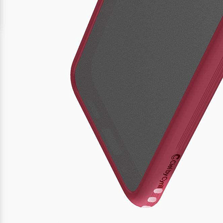 Чехол для Samsung Galaxy S20 гибридный Spigen Сyrill Color Brick бордовый