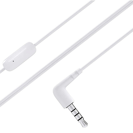 Наушники JBL C50HI вакуумные с микрофоном белые