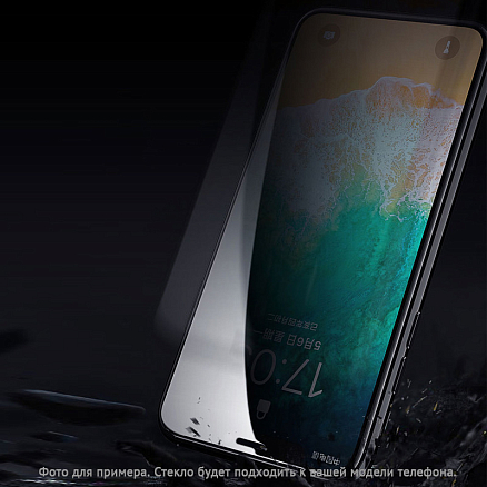 Защитное стекло для iPhone 7 Plus, 8 Plus на весь экран противоударное Remax Privacy с защитой от подглядывания черное