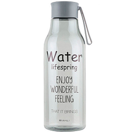 Бутылка для воды Lifespring 520 мл серая