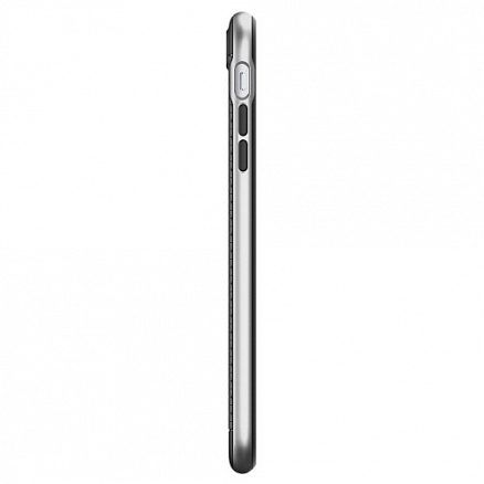 Чехол для iPhone 7 Plus, 8 Plus гибридный Spigen SGP Neo Hybrid черно-серебристый