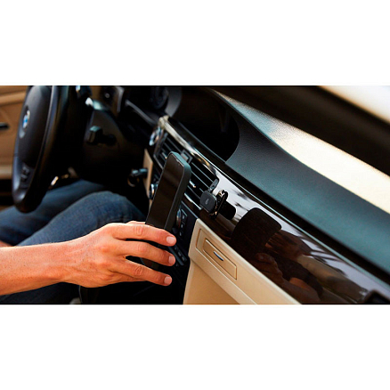 Держатель автомобильный на приборную панель магнитный uBear Base черный