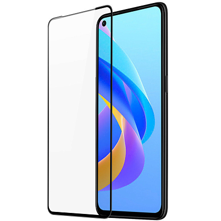 Защитное стекло для Realme 9i, Oppo A76, A36 на весь экран противоударное Dux Ducis 9D черное