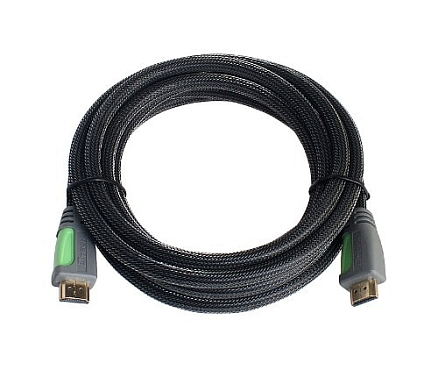 Кабель HDMI - HDMI (папа - папа) длина 3 м версия 1.4 Dtech DT-6630 плетеный