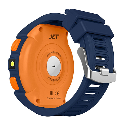 Детские умные часы с GPS  трекером, камерой и Wi-Fi Jet Kid Gear сине-оранжевые