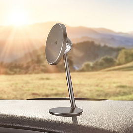 Держатель автомобильный на приборную панель магнитный Baseus Little Sun черный