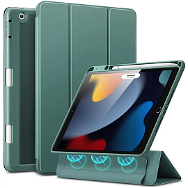 Чехол для iPad 10.2 2020, iPad 10.2 2021 книжка ESR Rebound Hybrid зеленый