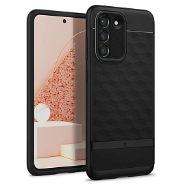 Чехол для Samsung Galaxy S21 FE гибридный Spigen Caseology Parallax черный