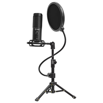 Микрофон для стрима с поп-фильтром Lorgar Voicer 721 черный