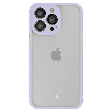 Чехол для iPhone 13 Pro Max гибридный VLP Matte Case матовый прозрачно-фиолетовый