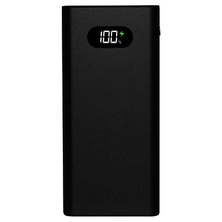 Внешний аккумулятор TFN Blaze с дисплеем 10000мАч (2 х USB, Type-C, ток 3А, быстрая зарядка PD, QC 22.5Вт) черный