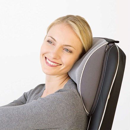 Массажная накидка (массажер) на кресло для спины и шеи Шиацу с подогревом Beurer MG 295 черная