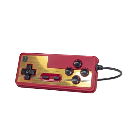 Игровая приставка Retro Genesis Classic HD 8Bit 300 игр с двумя геймпадами красно-белая