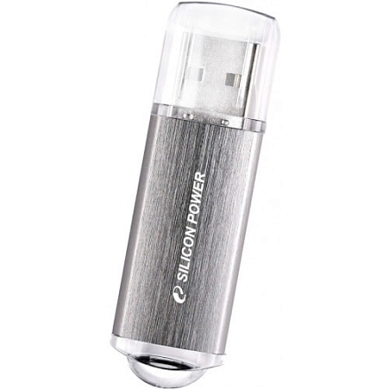 Флешка Silicon Power Ultima II 8GB металл серебристая