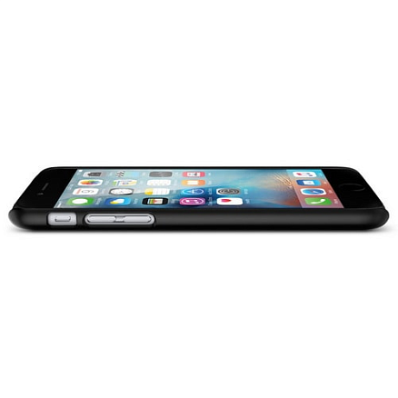 Чехол для iPhone 6, 6S пластиковый тонкий Spigen SGP Thin Fit черный