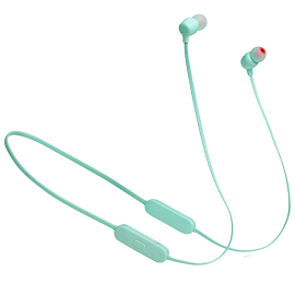 Наушники беспроводные Bluetooth JBL Tune 125BT вакуумные с микрофоном и пультом голубые