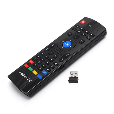 Пульт управления для ПК, Smart TV, Android TV с клавиатурой Forever SR-100 универсальный