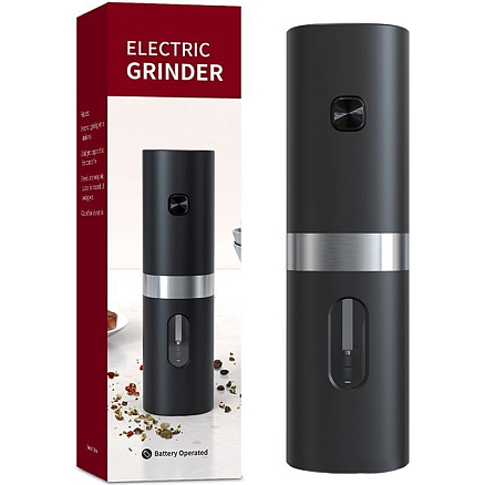 Электрическая мельница для соли и перца KLT KYMQ-7B черная