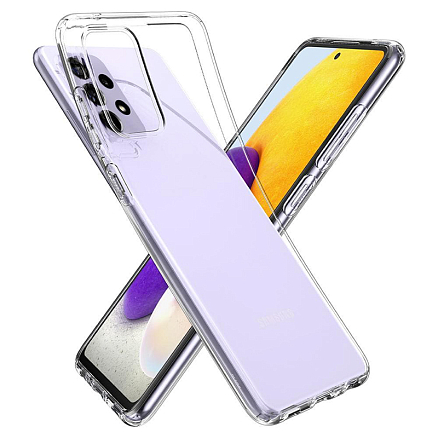 Чехол для Samsung Galaxy A72 гелевый ультратонкий Spigen SGP Liquid Crystal прозрачный