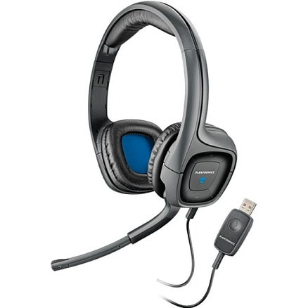 Наушники Plantronics Audio 655 накладные с микрофоном для компьютера в USB порт