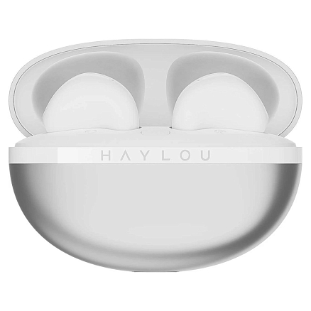 Наушники TWS беспроводные Haylou X1 2023 вкладыши бело-серебристые