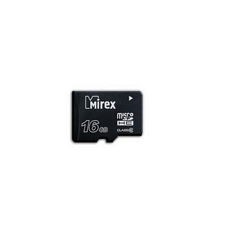 Карта памяти Mirex MicroSDHC 16Gb Class 10