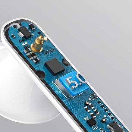Наушники TWS беспроводные Bluetooth Baseus Encok W2 AirNora вкладыши с микрофоном белые