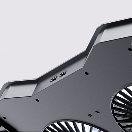 Подставка для ноутбука до 17 дюймов охлаждающая Havit F2072 черная