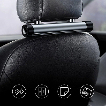 Мусорка автомобильная Baseus на подголовник CRLJD-C01 черная