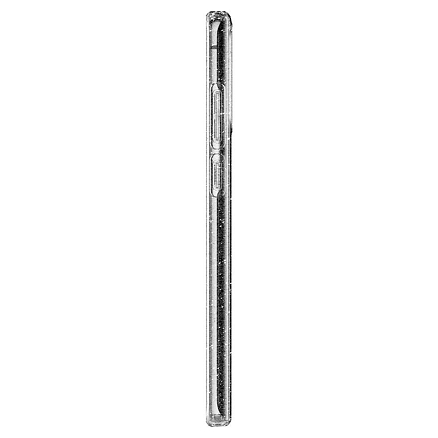 Чехол для Samsung Galaxy Note 20 гелевый с блестками Spigen Liquid Crystal Glitter прозрачный