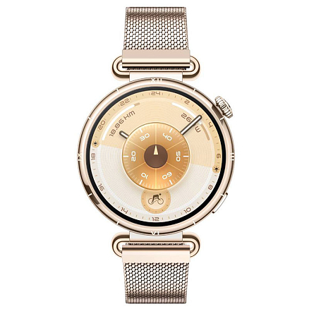 Умные часы Huawei Watch GT 6 41 мм (золотистый, с золотистым миланским браслетом, международная версия)