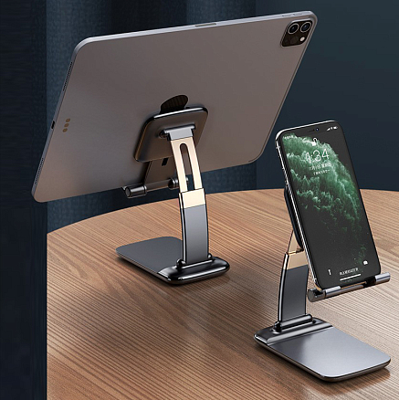 Подставка для телефона или планшета складная SeenDa E42234 черная