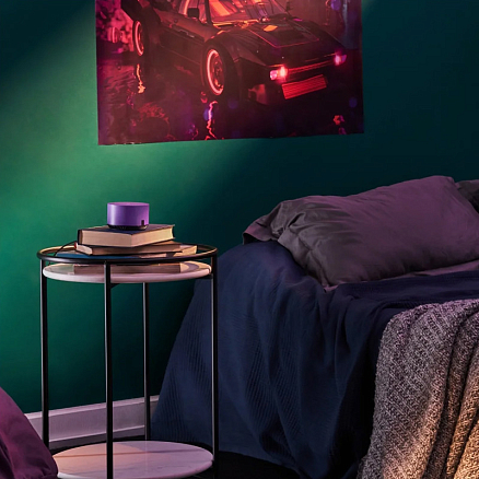 Умная колонка Яндекс Станция Лайт с Алисой YNDX-00025 фиолетовая