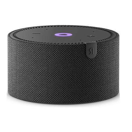 Умная колонка Яндекс Станция Мини 2 с часами (черный)